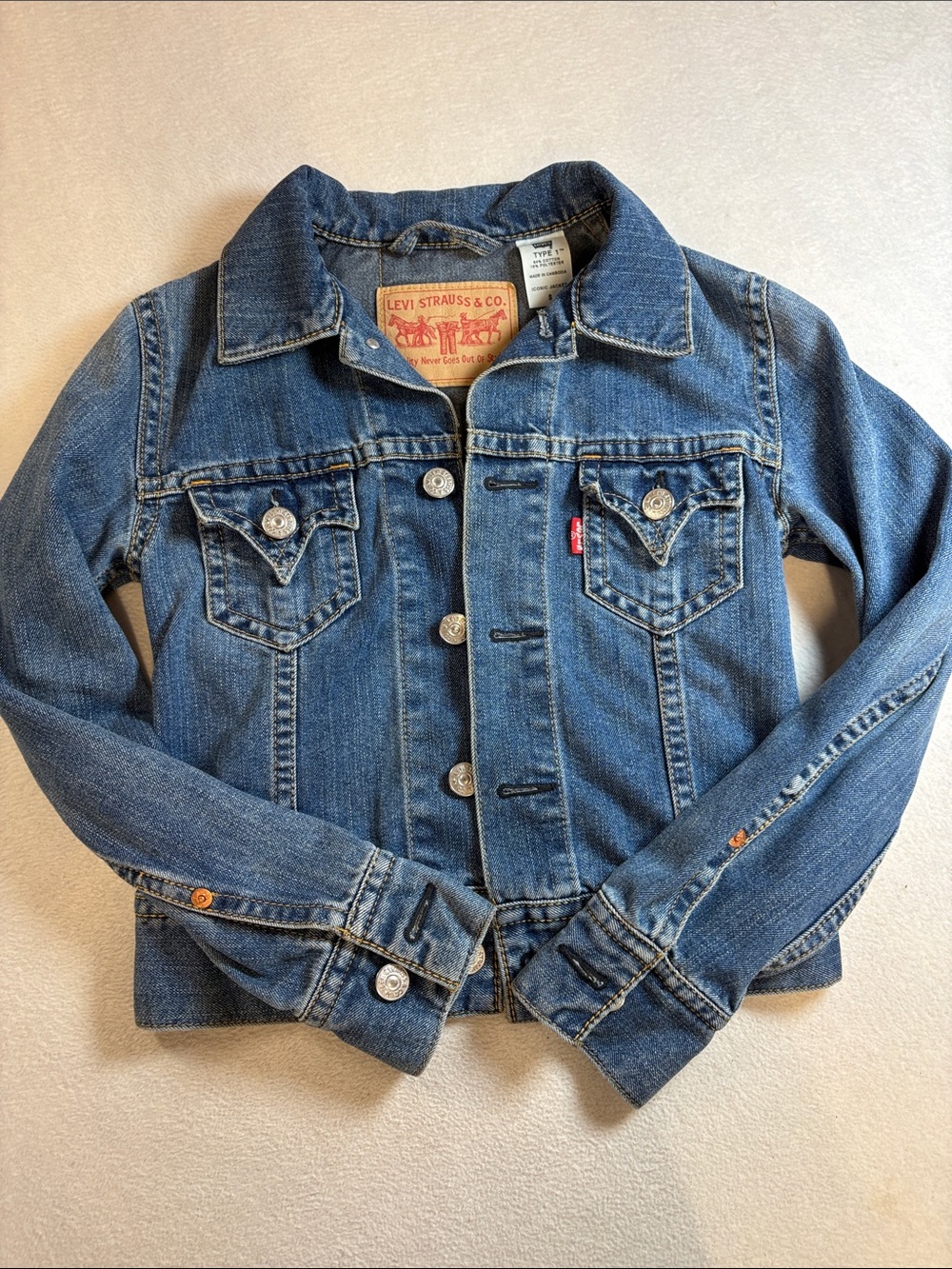Levi's Blue Denim Trucker Jacket